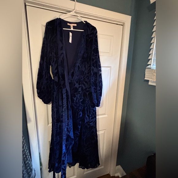 Anthropologie Navy Blue Maxi Dress - Picture 1 of 3